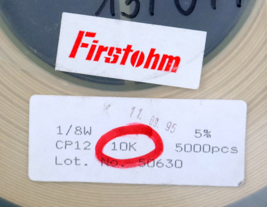 Bild des Artikels FIRSTOHM-3500x-SMD-Widerstand-10kΩ-CP12-1/8W-10000-Ohm-Lot.No.-50630