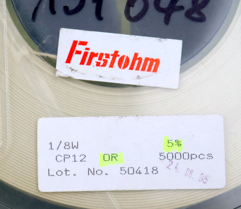 Bild des Artikels FIRSTOHM-4000x-SMD-Widerstand-0RΩ-CP12-1/8W-0-Ohm-Lot.No.-50418