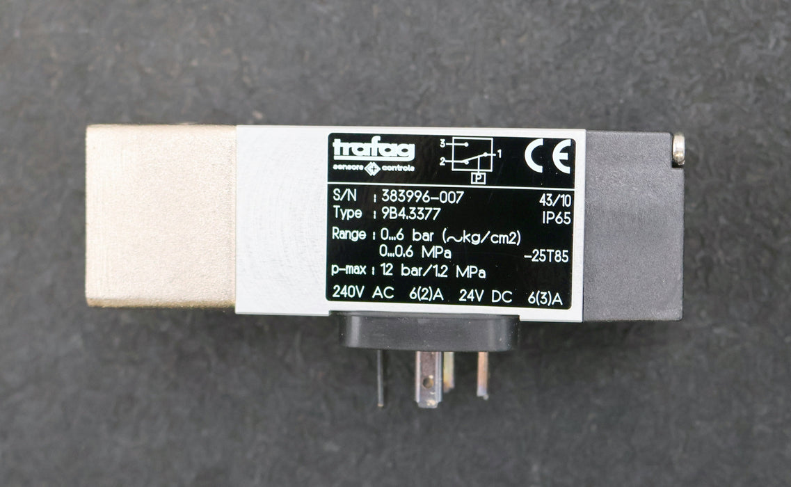 Bild des Artikels TRAFAG-Druckschalter-Typ-9B4.3377-0…6bar-0…0,6MPa-p-max:-12bar/1,2MPa