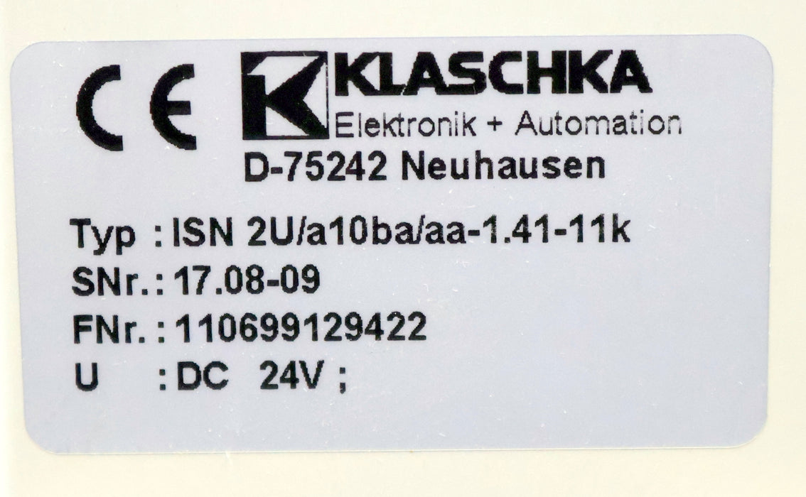 Bild des Artikels KLASCHKA-Impulszahlmessrelais-ISN-2U/a10ba/aa-1.41-11k-24VDC-unbenutzt-in-OVP