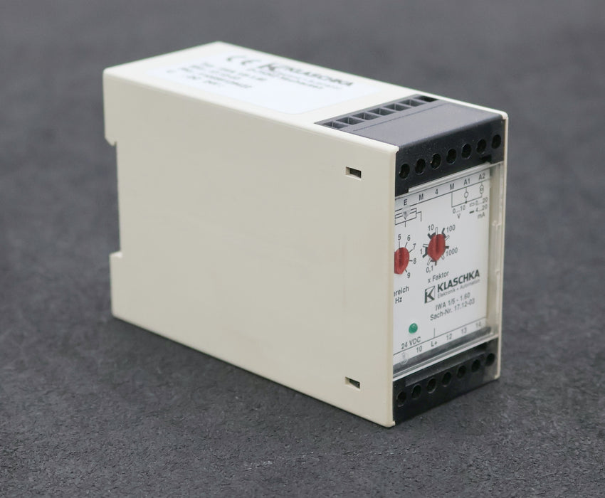 Bild des Artikels KLASCHKA-Impulszahlwandler-IWA-1/5-1.60-24VDC-unbenutzt-in-OVP