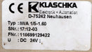 Bild des Artikels KLASCHKA-Impulszahlwandler-IWA-1/5-1.60-24VDC-unbenutzt-in-OVP