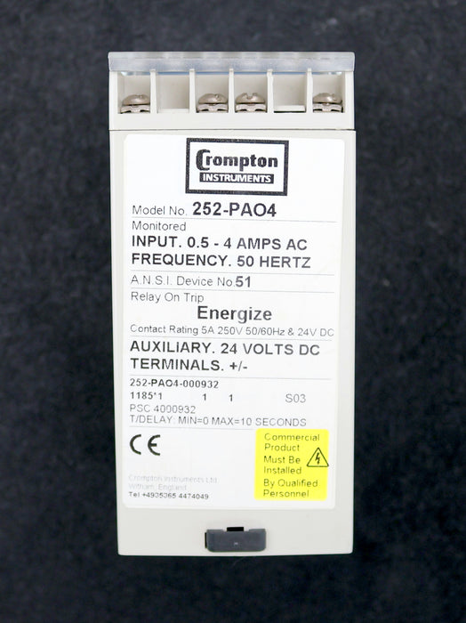 Bild des Artikels CROMPTON-Relais-Model-No.-252-PA04-24VDC-Input-0,5-4A-50Hz-gebraucht