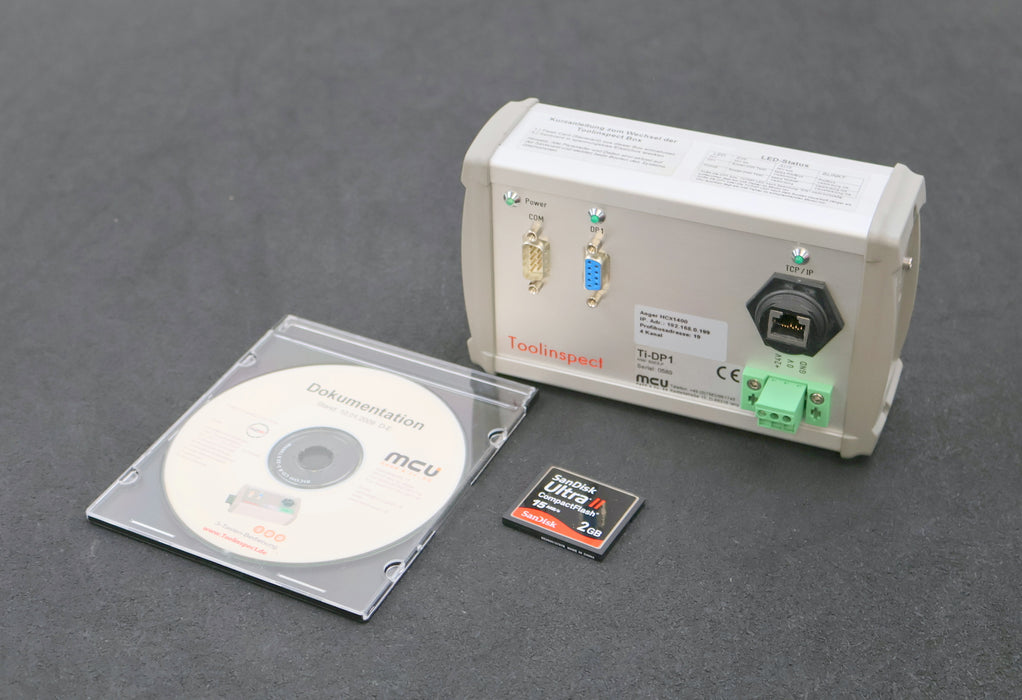 Bild des Artikels MCU-TOOLINSPECT-Werkzeugüberwachung-Ti-DP1-HW:-5003-F-mit-Dokumentation-CD