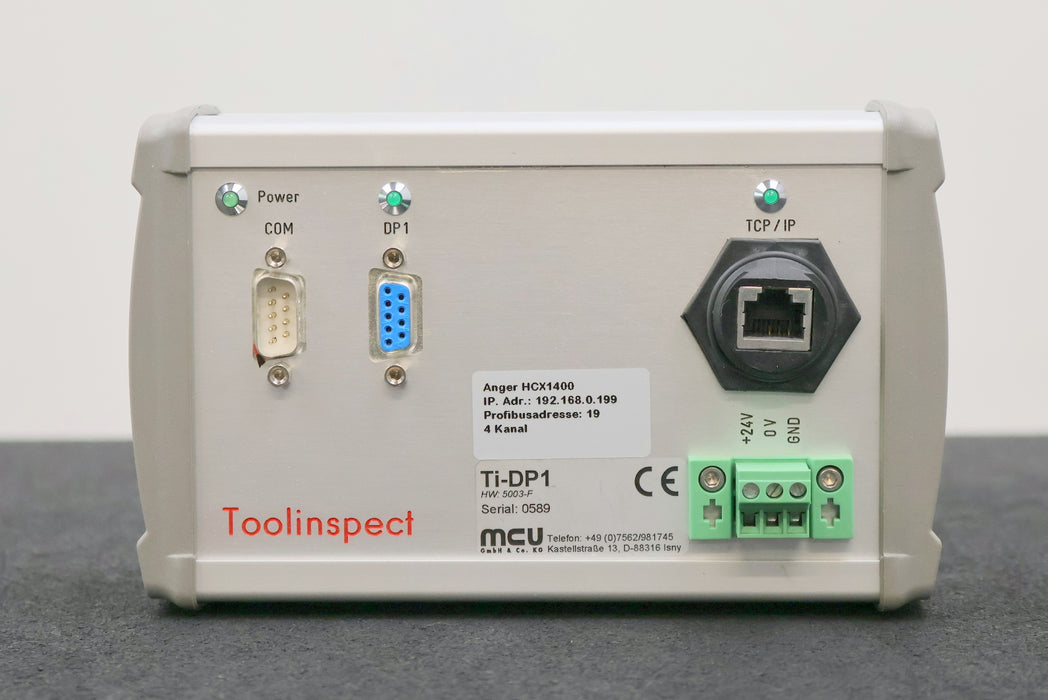 Bild des Artikels MCU-TOOLINSPECT-Werkzeugüberwachung-Ti-DP1-HW:-5003-F-mit-Dokumentation-CD