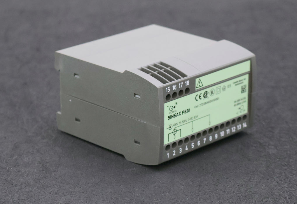 Bild des Artikels CAMILLE-BAUER-Messumformer-SINEAX-P530-Ord:-272/392633/010/001-400V-1A-50Hz
