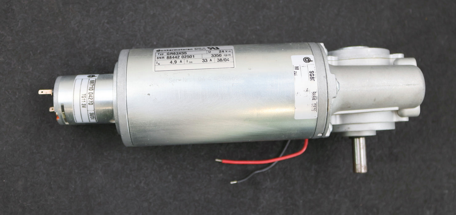Bild des Artikels DUNKERMOTOREN-Getriebemotor-Typ-GR63X55-Nennspannung-24V-Nennstrom-4,9A