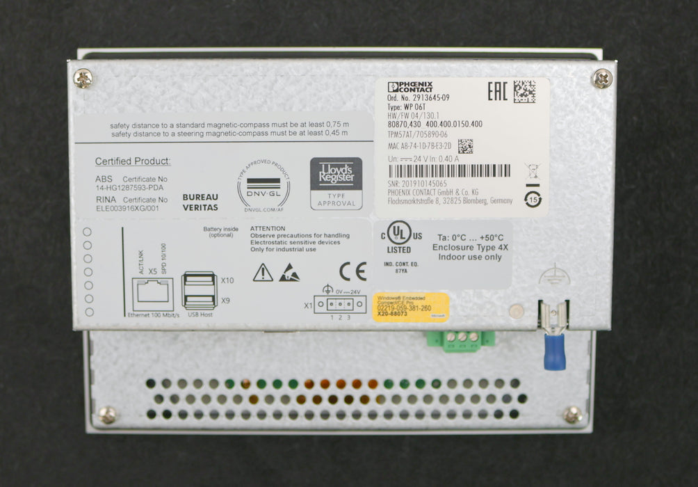 Bild des Artikels PHOENIX-CONTACT--Webpanel-WP-06T-ID-Nr.-2913645-09-mit-5,7"-TFT-Display