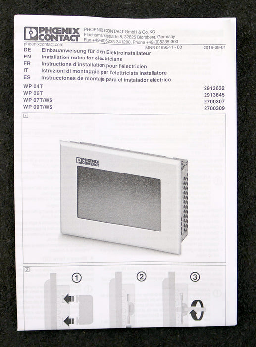 Bild des Artikels PHOENIX-CONTACT--Webpanel-WP-06T-ID-Nr.-2913645-09-mit-5,7"-TFT-Display