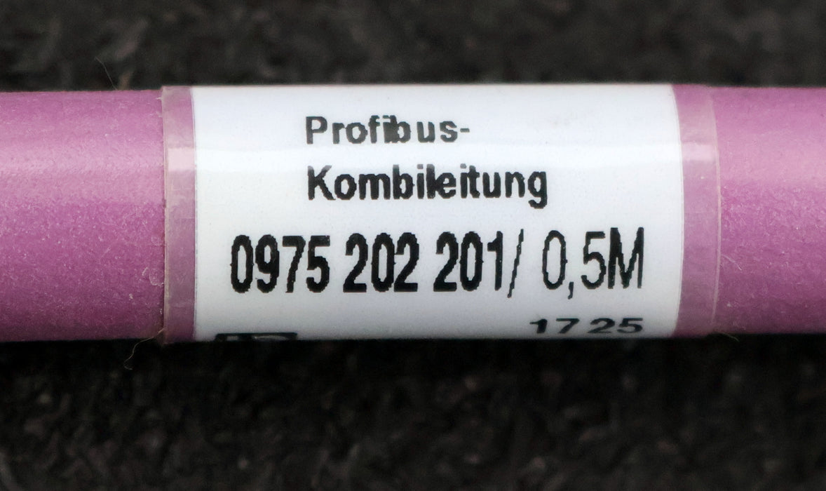 Bild des Artikels LUMBERG-AUTOMATION-0,5m-Profibus-Kombileitung-0975-202-201/0,5m-Kabellänge-0,5m