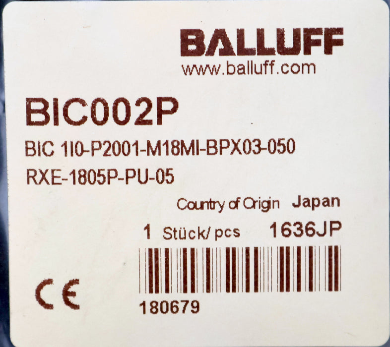 Bild des Artikels BALLUFF-Transmitter-BIC002P-BIC-1I0-P2001-M18MEI-BPX03-050-Kabellänge-5m