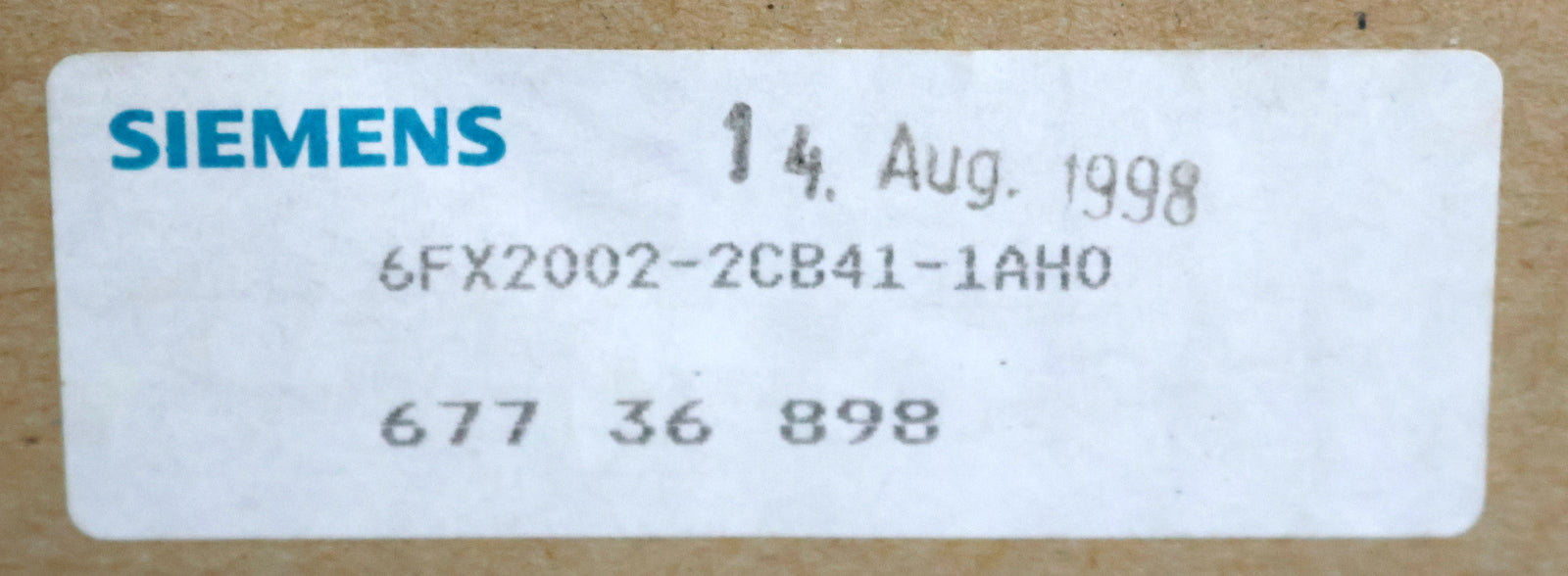 Bild des Artikels SIEMENS-7m-Signalleitung-6FX2002-2CB41-1AH0-konfektioniert-Kabellänge-7m