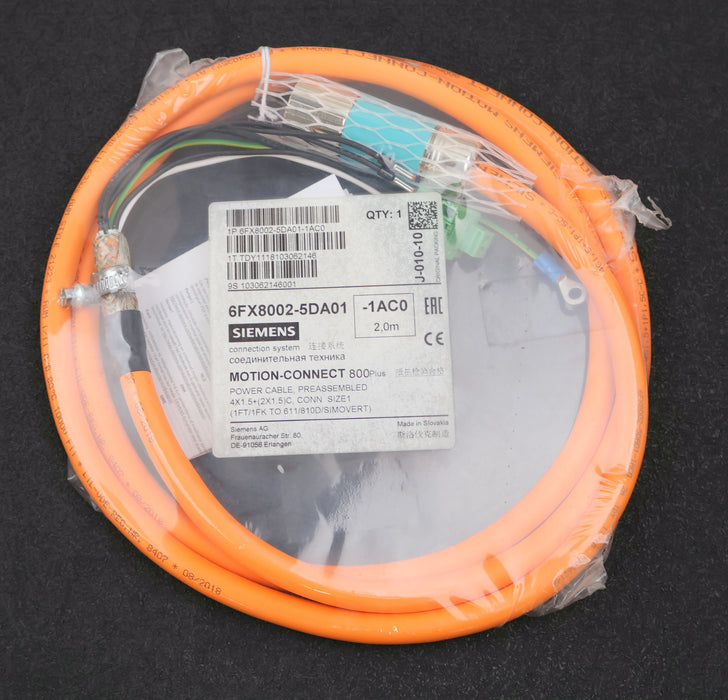 Bild des Artikels SIEMENS-MOTION-CONNECT-800PLUS-2m-Leistungsleitung-6FX8002-5DA01-1AC0-Kabel-2m