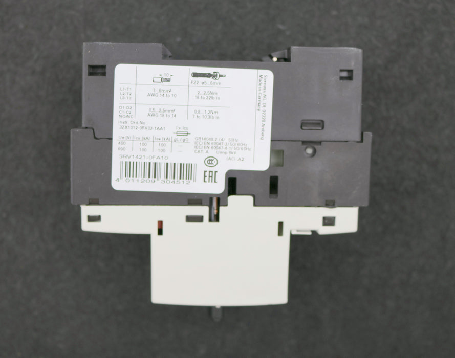 Bild des Artikels SIEMENS-Leistungsschalter-3RV1421-0FA10-0,35-0,5A-unbenutzt-in-OVP