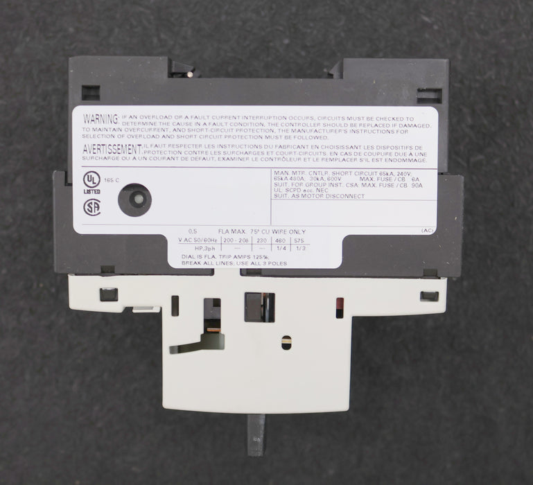 Bild des Artikels SIEMENS-Leistungsschalter-3RV1421-0FA10-0,35-0,5A-unbenutzt-in-OVP