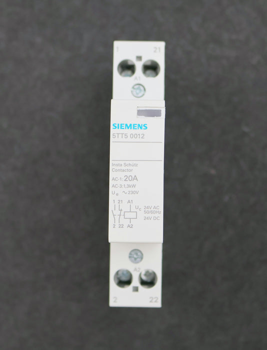 Bild des Artikels SIEMENS-Insta-Schütz-70mm-5TT50012-20A-230VAC-24VAC/DC-unbenutzt-in-OVP