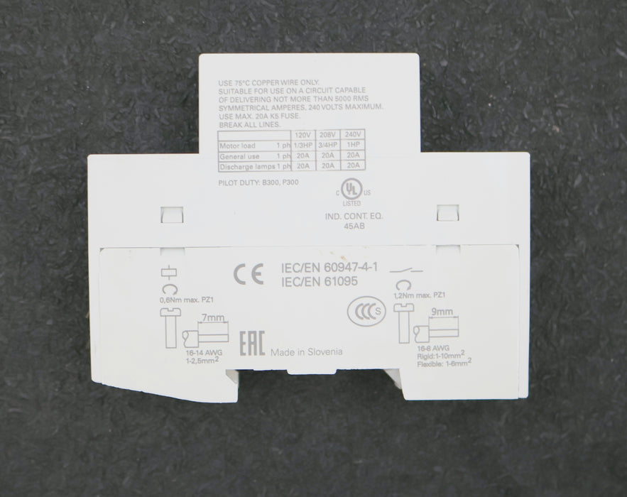 Bild des Artikels SIEMENS-Insta-Schütz-70mm-5TT50012-20A-230VAC-24VAC/DC-unbenutzt-in-OVP