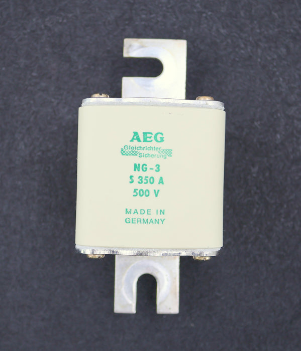 Bild des Artikels AEG-3x-Sicherungseinsatz-fuse-link-NG-3-S-350A-500V-Stichmaß-110mm-gebraucht