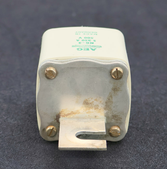 Bild des Artikels AEG-3x-Sicherungseinsatz-fuse-link-NG-3-S-350A-500V-Stichmaß-110mm-gebraucht