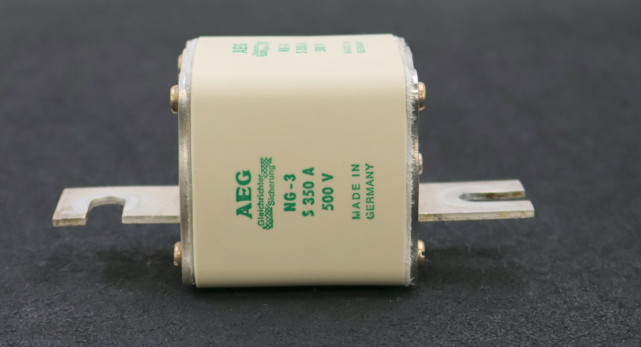 Bild des Artikels AEG-3x-Sicherungseinsatz-fuse-link-NG-3-S-350A-500V-Stichmaß-110mm-gebraucht