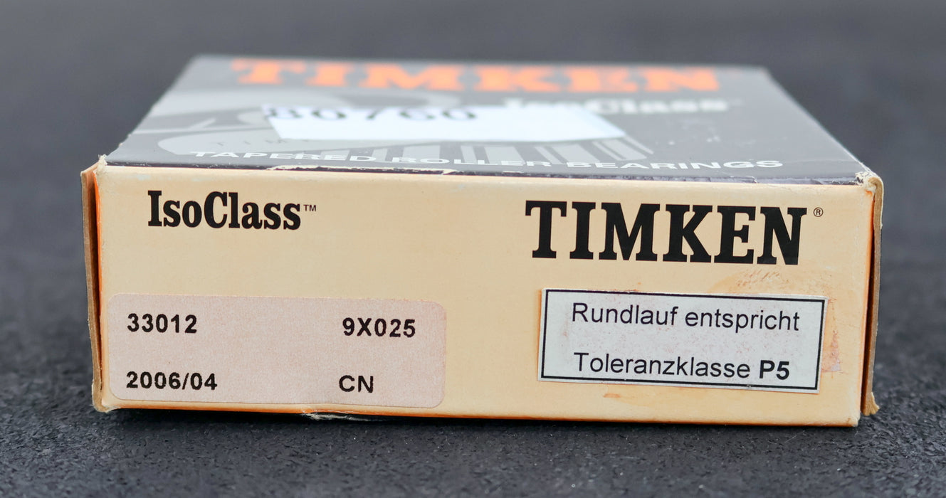 Bild des Artikels TIMKEN-Kegelrollenlager-33012-9X025-AußenØ-95mm-InnenØ-60mm-Breite-27mm-in-OVP
