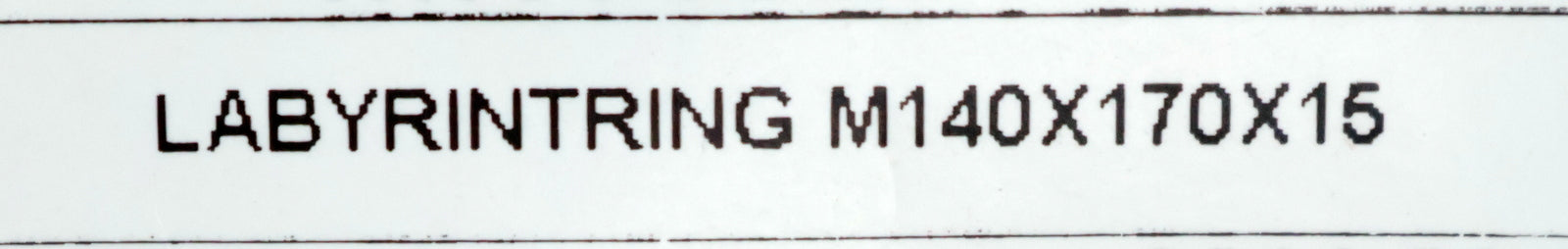 Bild des Artikels GMN-Labyrinthdichtung-M140x170x15mm-unbenutzt