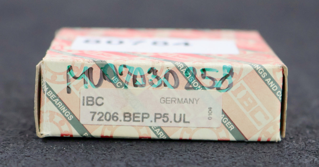 Bild des Artikels IBC-Schrägkugellager-7206-BEP-P5-UL-AußenØ-62mm-InnenØ-30mm-Breite-16mm