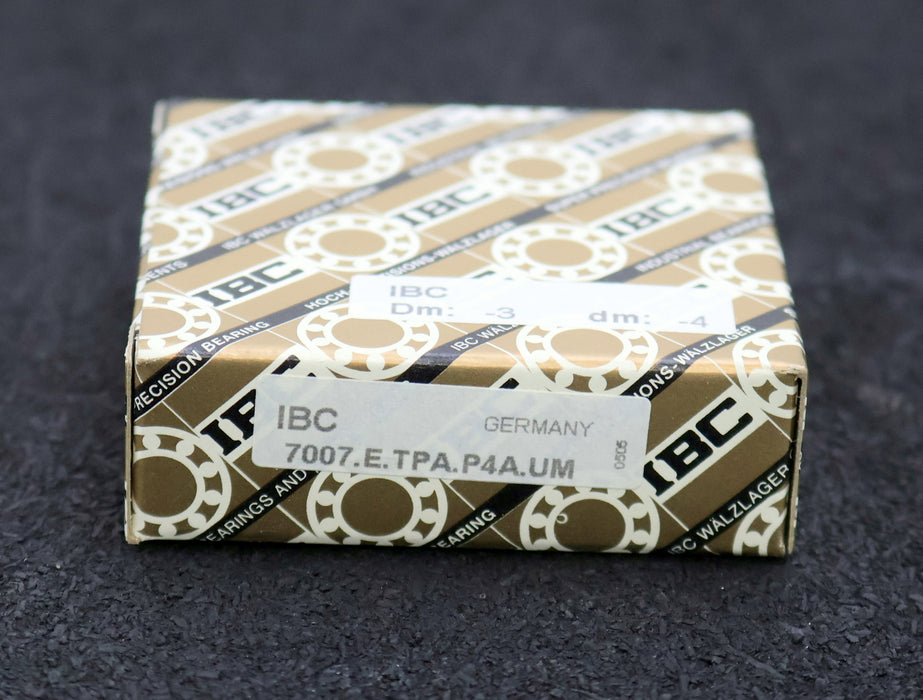 Bild des Artikels IBC-Kugellager-7007-E-TPA-P4A-UM-AußenØ-62mm-InnenØ-35mm-Breite-14mm-unbenutzt