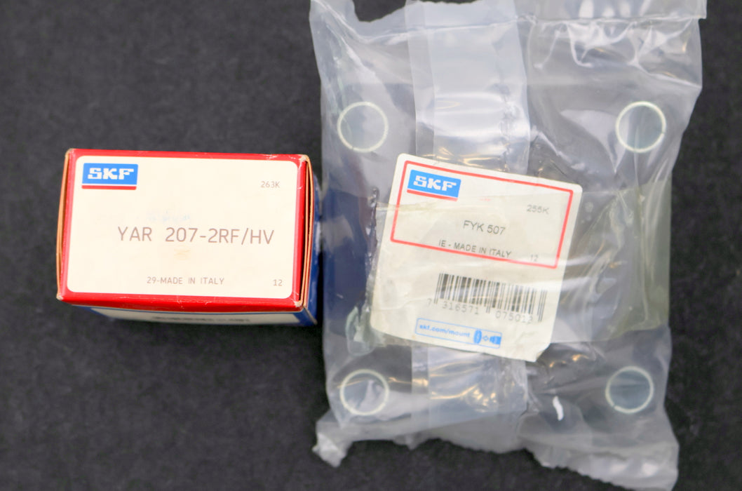 Bild des Artikels SKF-Y-Flanschlagereinheit-mit-Gehäuse-YAR-207-2RF/HV-FYK-507-Lager:-AußenØ-72mm