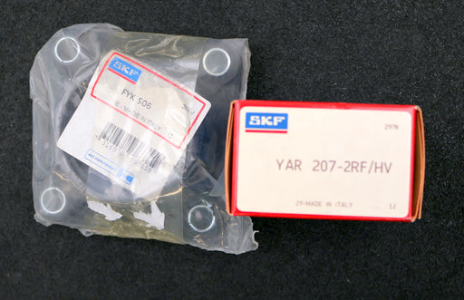 Bild des Artikels SKF-Y-Flanschlagereinheit-mit-Gehäuse-YAR-207-2RF/HV-FYK-506-Lager:-AußenØ-72mm