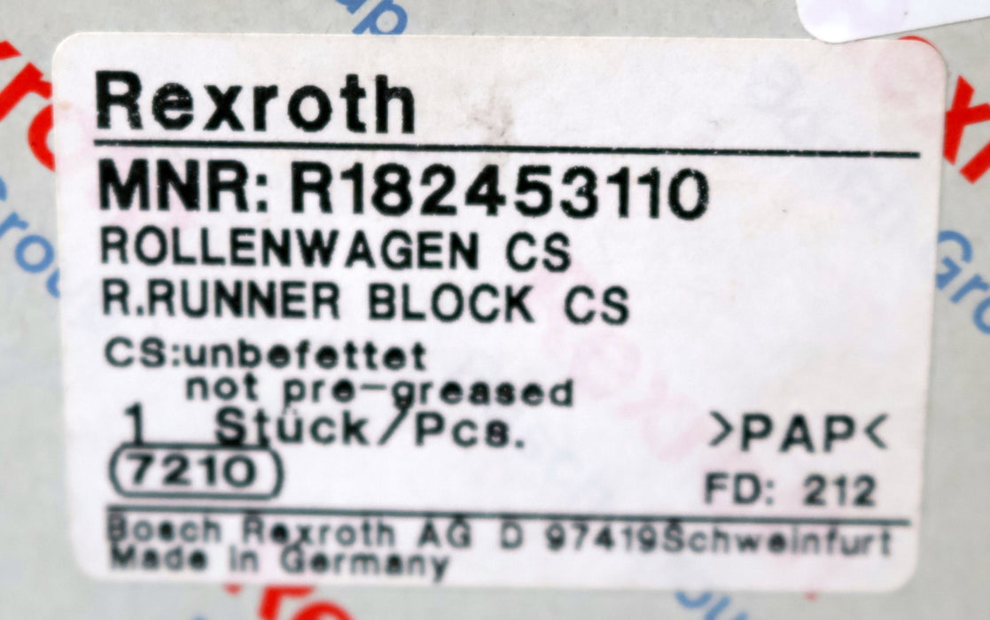 Bild des Artikels REXROTH-Rollenwagen-roller-runner-R182453110-unbenutzt-in-OVP