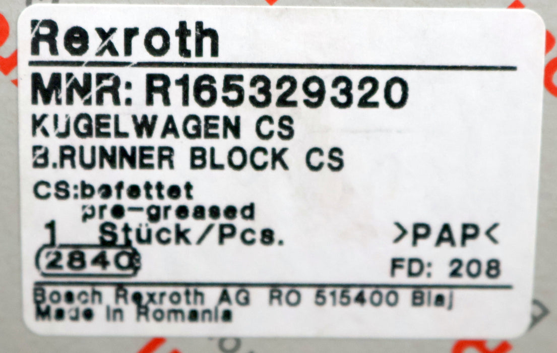 Bild des Artikels REXROTH-Kugelwagen-aus-Kohlenstoffstahl-KWD-025-FLS-C0-H-1-R165329320-unbenutzt