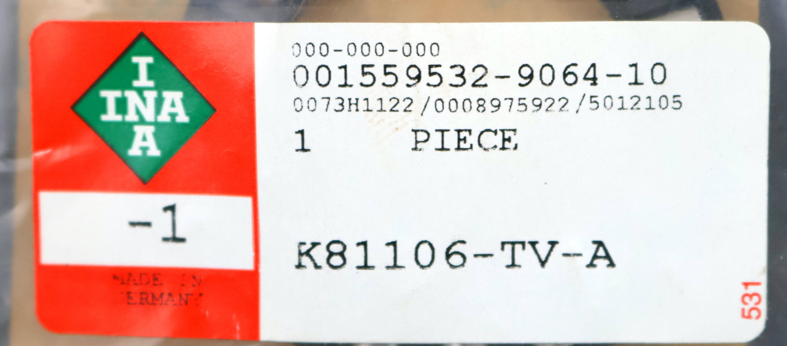 Bild des Artikels INA-2x-Axial-Zylinderrollenkranz-K81106-TV-A-AußenØ-47mm-InnenØ-30mm-Breite-5mm