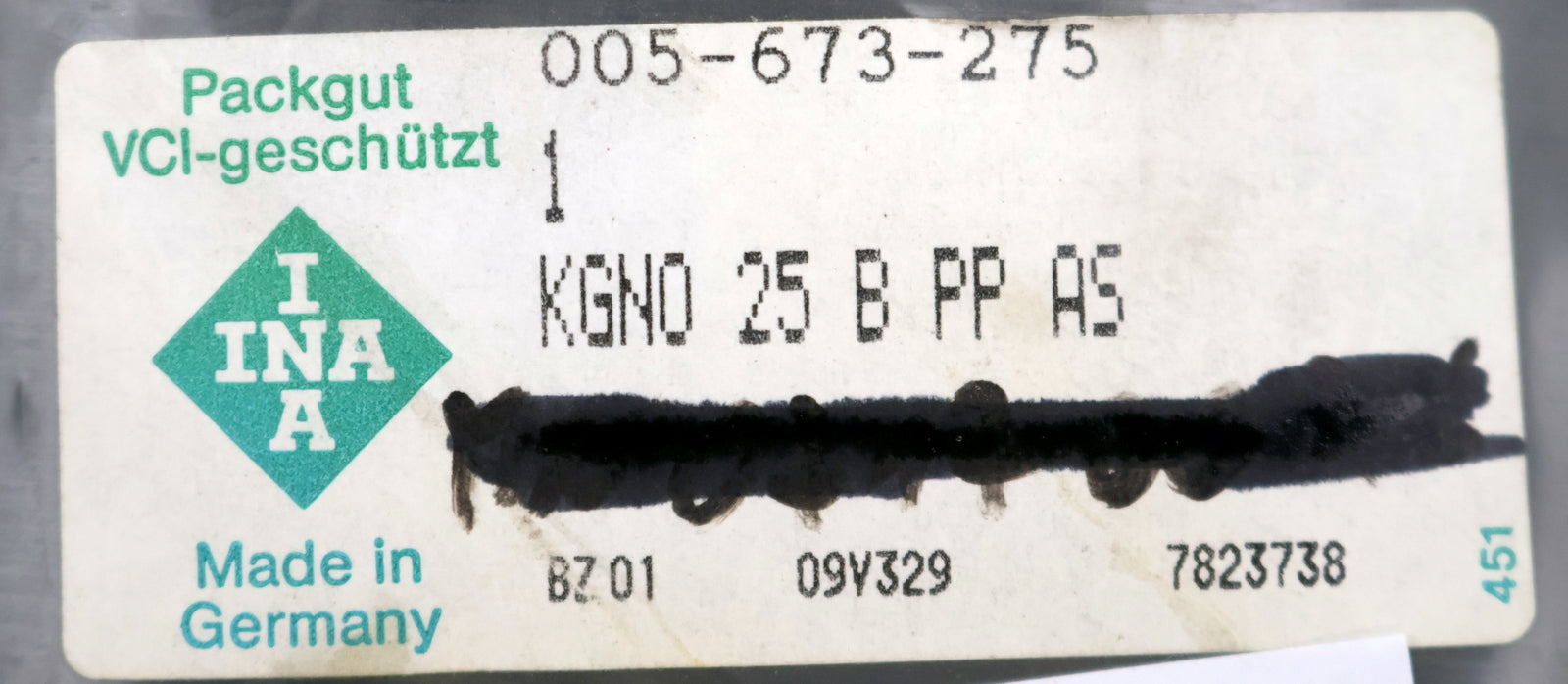 Bild des Artikels INA-Linear-Kugellagereinheiten-KGNO-25-B-PP-AS-Breite-78mm-InnenØ-25mm-unbenutzt