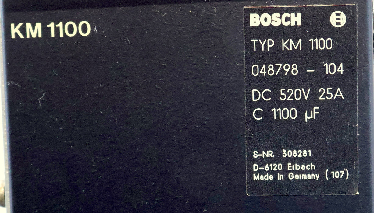 Bild des Artikels BOSCH-Kondensatormodul-KM-1100-Art.Nr.-048798-104-520VDC-25A-C-1100-µF-gebraucht