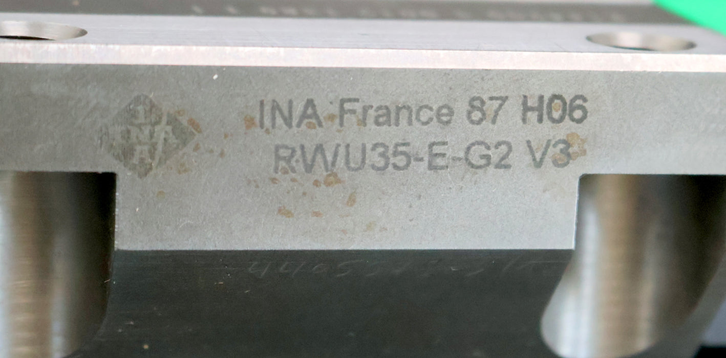 Bild des Artikels INA-Linearführung-mit-2-Schlitten-RWU35-E-G2--V3-Schienenlänge-570mm-gebraucht