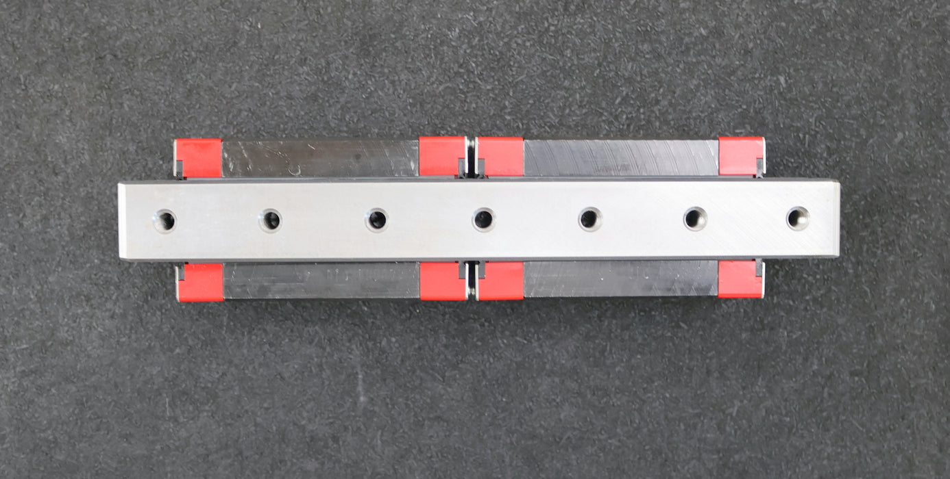 Bild des Artikels SCHNEEBERGER-Linearführung-mit-2-Schlitten-MR-25-C2-0208-U-14-14-G1-V2-GP