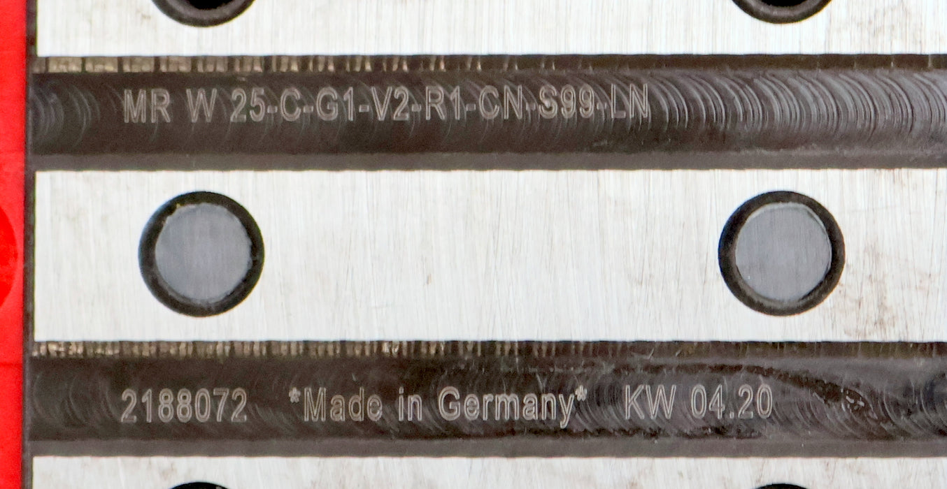 Bild des Artikels SCHNEEBERGER-Linearführung-mit-2-Schlitten-MR-25-C2-0208-U-14-14-G1-V2-GP