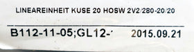 Bild des Artikels INA-Linearführung-mit-2-Schlitten-KWSE20-H-G3-V2-Schienenlänge-278mm-unbenutzt