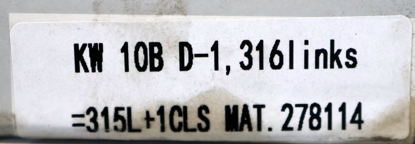 Bild des Artikels KETTENWULF-Rollenkette-KW-10B-D-1,316-links-Teilung-5/8x3/8-Typ-9921-Länge-5m