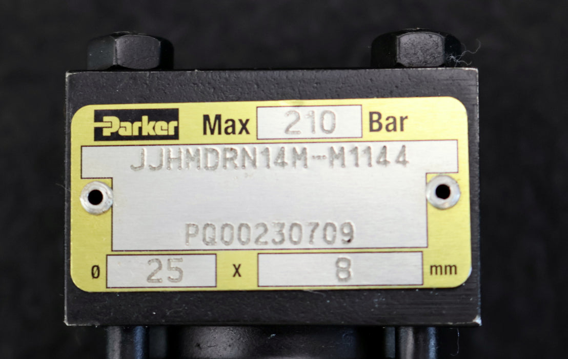 Bild des Artikels PARKER-Hydraulikzylinder-JJHMDRN14M-M1144-Ø-25x8mm-max.-210bar-gebraucht