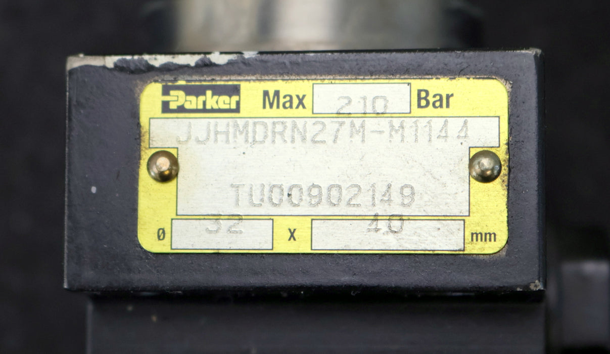 Bild des Artikels PARKER-Hydraulikzylinder-JJHMDRN27M-M1144-Ø-32x40mm-max.-210bar-gebraucht