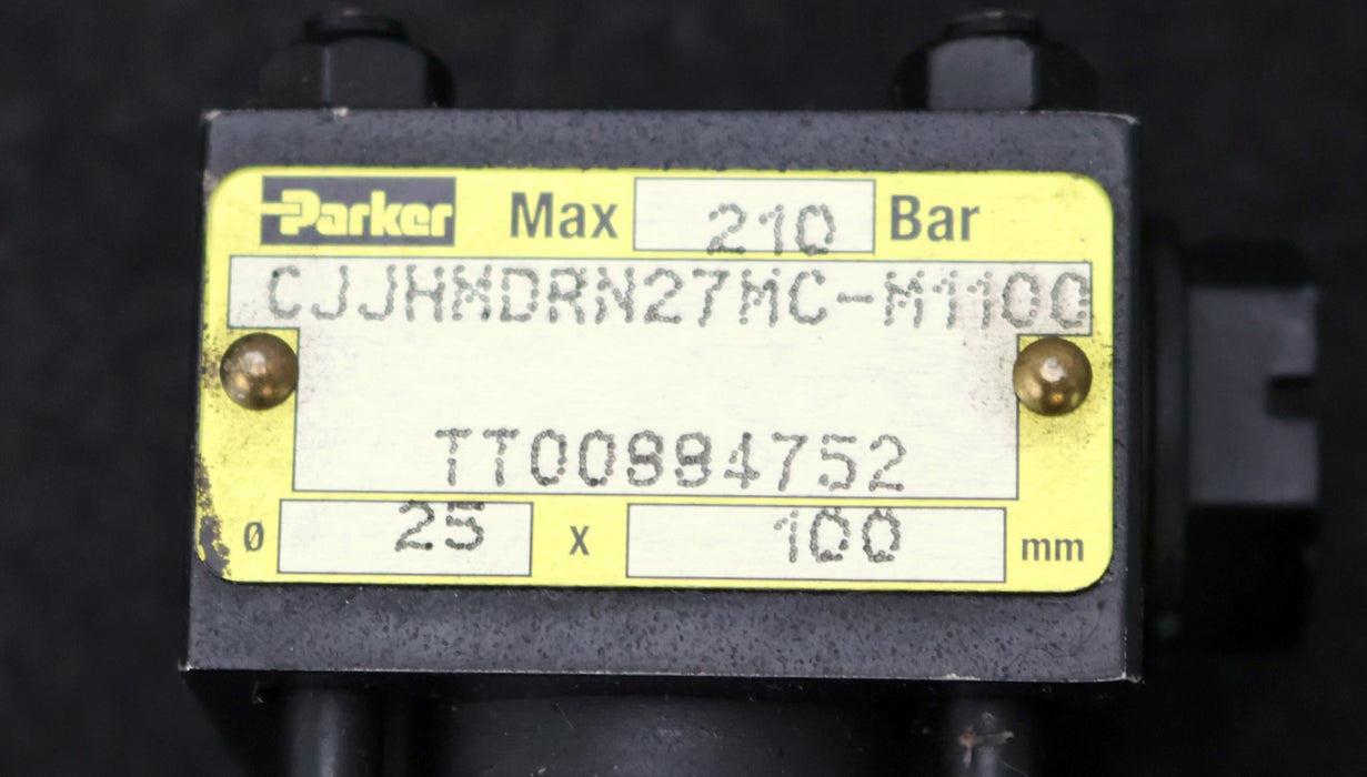 Bild des Artikels PARKER-Hydraulikzylinder-CJJHMDRN27MC-M1100-Ø-25x100mm-max.-210bar-gebraucht