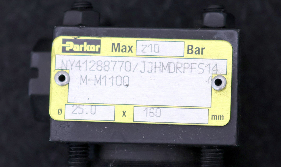 Bild des Artikels PARKER-Hydraulikzylinder-JJHMDRPFS14M-M1100-Ø-25x160mm-max.-210bar-gebraucht