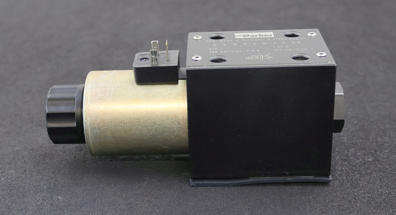 Bild des Artikels PARKER-Direktgesteuertes-Wegeventil-D3W6ENJP30-24V-1,5A-350bar-max.-P.A.B