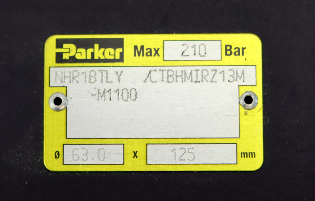 Bild des Artikels PARKER-Hydraulikzylinder-CTBHMIRZ13M-M1100-Ø-63x125mm-max.-210bar-gebraucht