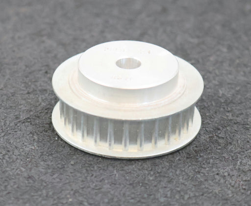 Bild des Artikels Aluminium-Zahnscheibe-Pulley-mit-beidseitiger-Bordscheibe-28ST5-21-Profil:-T5