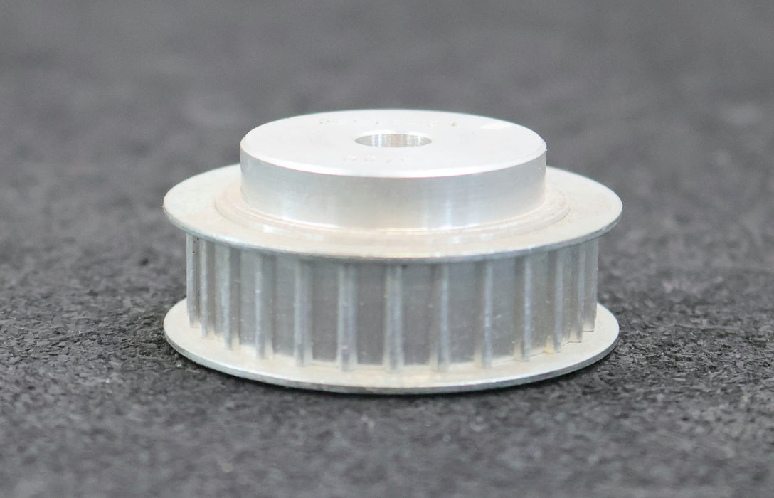 Bild des Artikels Aluminium-Zahnscheibe-Pulley-mit-beidseitiger-Bordscheibe-28ST5-21-Profil:-T5