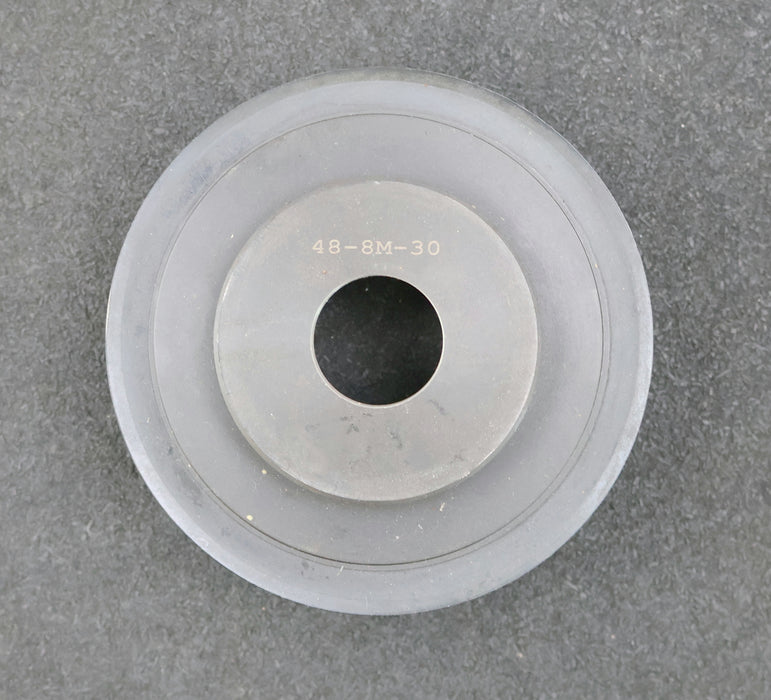 Bild des Artikels Stahl-Zahnscheibe-Pulley-mit-beidseitiger-Bordscheibe-48-8M-30-Profil:-8M