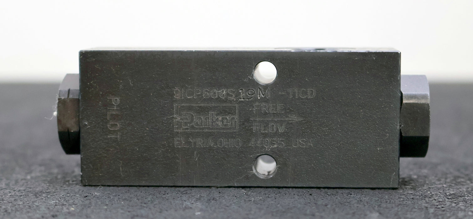 Bild des Artikels PARKER-vorgesteuerte-Rückschlagklappe-9ICP600S19M-Anschlüße-3/8''-unbenutzt
